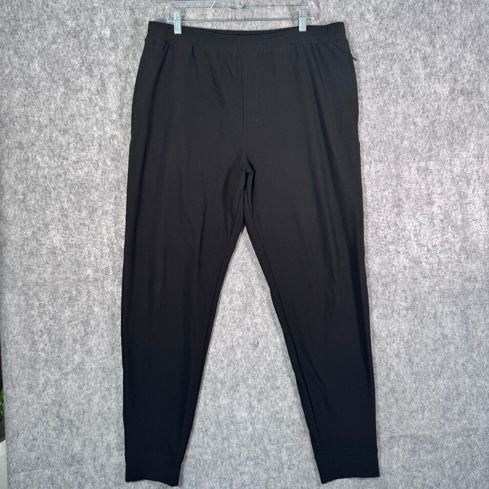 Alo Yoga Jogger Pants Mens XL 36x32 Black Conquer Max Performance Athleisure